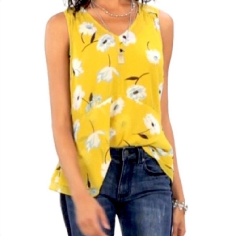 Yellow blouse